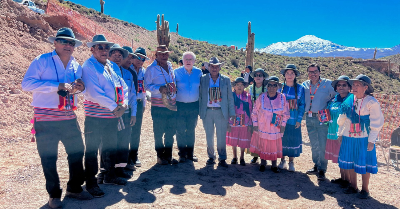 Codelco y Comunidad Indígena de Toconce inauguran atravieso de agua para el desarrollo agrícola y ganadero