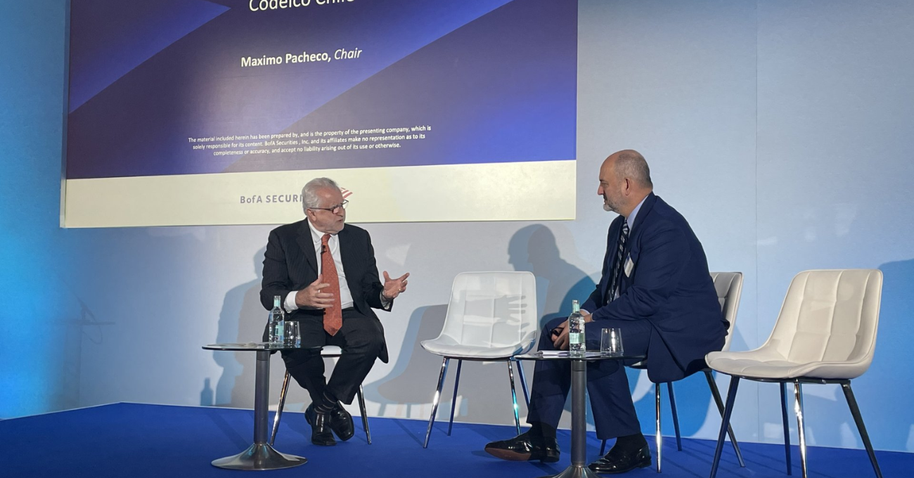 Codelco expone detalles de últimos acuerdos con compañías internacionales ante inversionistas en Barcelona