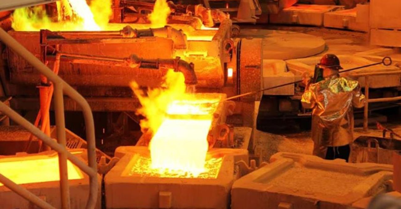 Precios de productor industrial caen 0,9% en abril: cobre lidera descenso, según el INE
