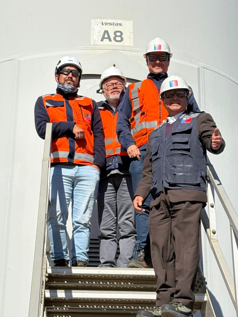 Subsecretario de Energía visita Parque Eólico Los Cururos de AES Chile