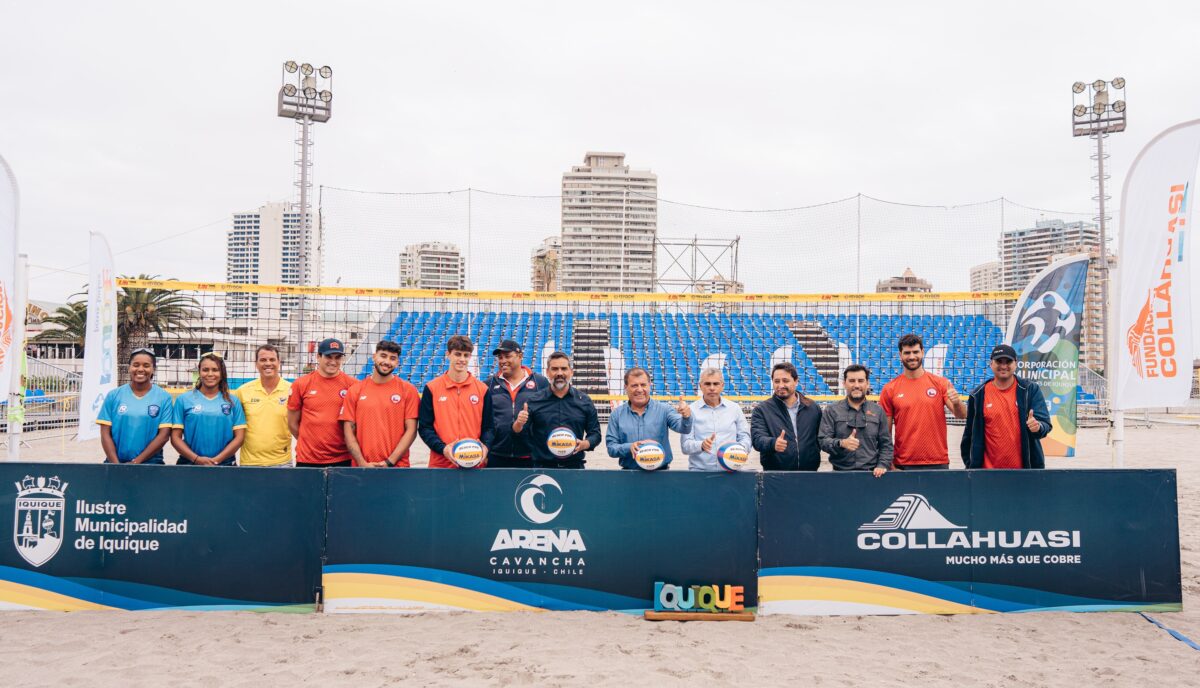 Arena Cavancha de Iquique recibe Final Sudamericana de Voleibol Playa Arena Cavancha de Iquique recibe Final Sudamericana de Voleibol Playa