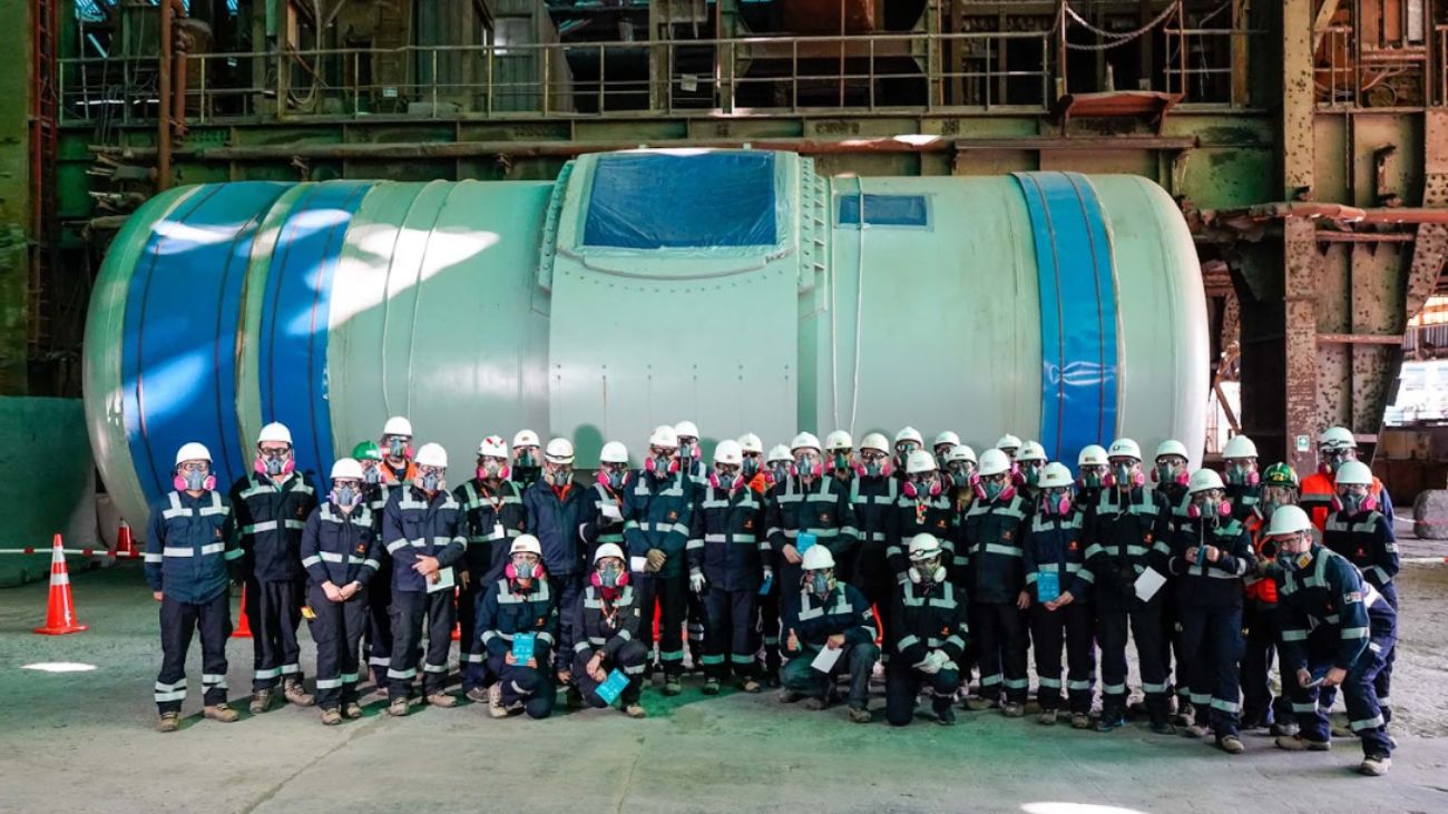Codelco impulsa la sostenibilidad en Ventanas con un nuevo horno de $35 millones desde China