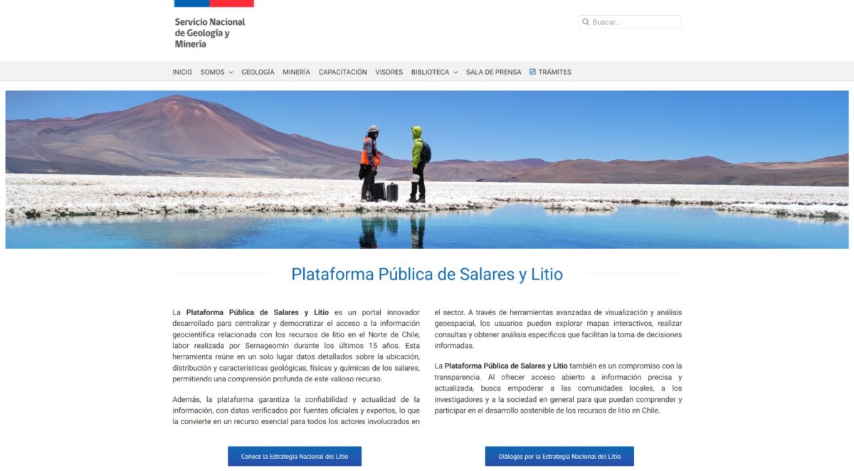 CHILE lanza Visor Técnico sobre Salares y Litio para fortalecer Gestión Territorial CHILE lanza Visor Técnico sobre Salares y Litio para fortalecer Gestión Territorial