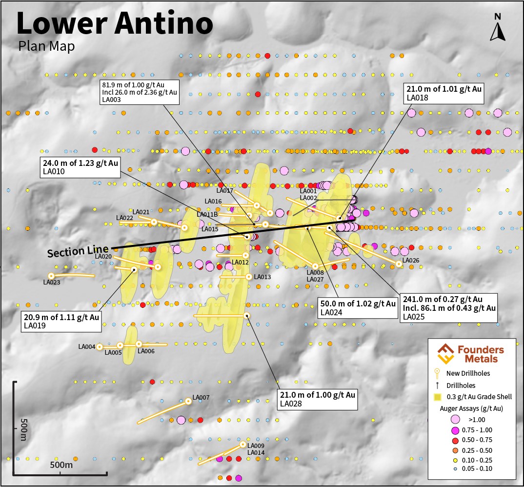 Surinam: Founders Metals se expande a Lower Antino y proporciona una actualización de exploración de mitad de año