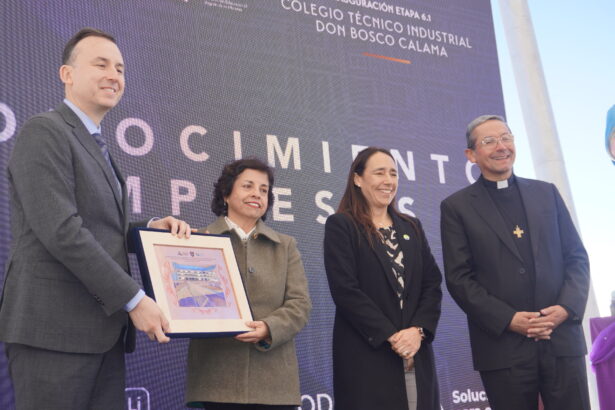 Con el apoyo de Minera El Abra, Colegio Don Bosco Calama inaugura nueva etapa de ampliación 