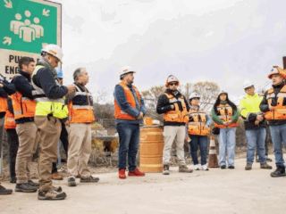 Teniente y autoridades simulan sismo en Embalse Colihues-Cauquenes