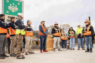 Teniente y autoridades simulan sismo en Embalse Colihues-Cauquenes