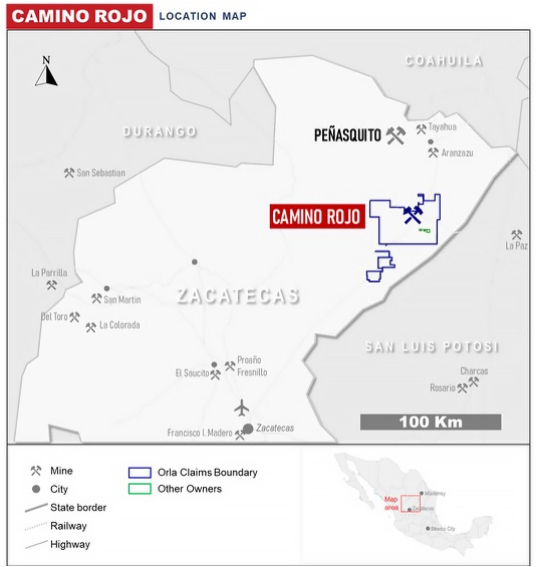 México: Orla Mining entrega recursos minerales subterráneos iniciales para Camino Rojo, allanando el camino para la planificación de desarrollo futuro México: Orla Mining entrega recursos minerales subterráneos iniciales para Camino Rojo, allanando el camino para la planificación de desarrollo futuro