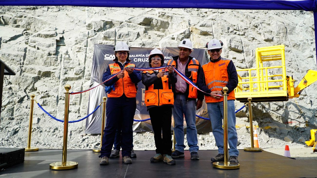 CMP inaugura túnel exploratorio en Minas El Romeral proyectando 14 millones de toneladas de mineral para minería subterránea sostenible en Chile