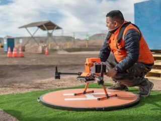SierraDrone Transforma la Gestión de Inventarios en Sierra Gorda SCM: Mayor Precisión y Seguridad en Tiempo Real