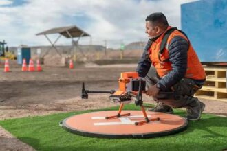 SierraDrone Transforma la Gestión de Inventarios en Sierra Gorda SCM: Mayor Precisión y Seguridad en Tiempo Real