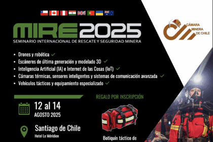 Seminario MIRE 2025 presentará los últimos avances y tecnologías en rescate y seguridad minera 