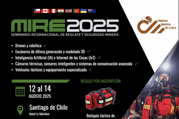 Seminario MIRE 2025 presentará los últimos avances y tecnologías en rescate y seguridad minera 