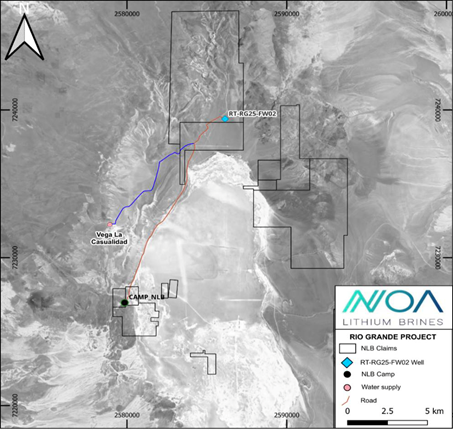 Argentina: NOA Lithium Brines descubre agua dulce en el proyecto Río Grande Argentina: NOA Lithium Brines descubre agua dulce en el proyecto Río Grande