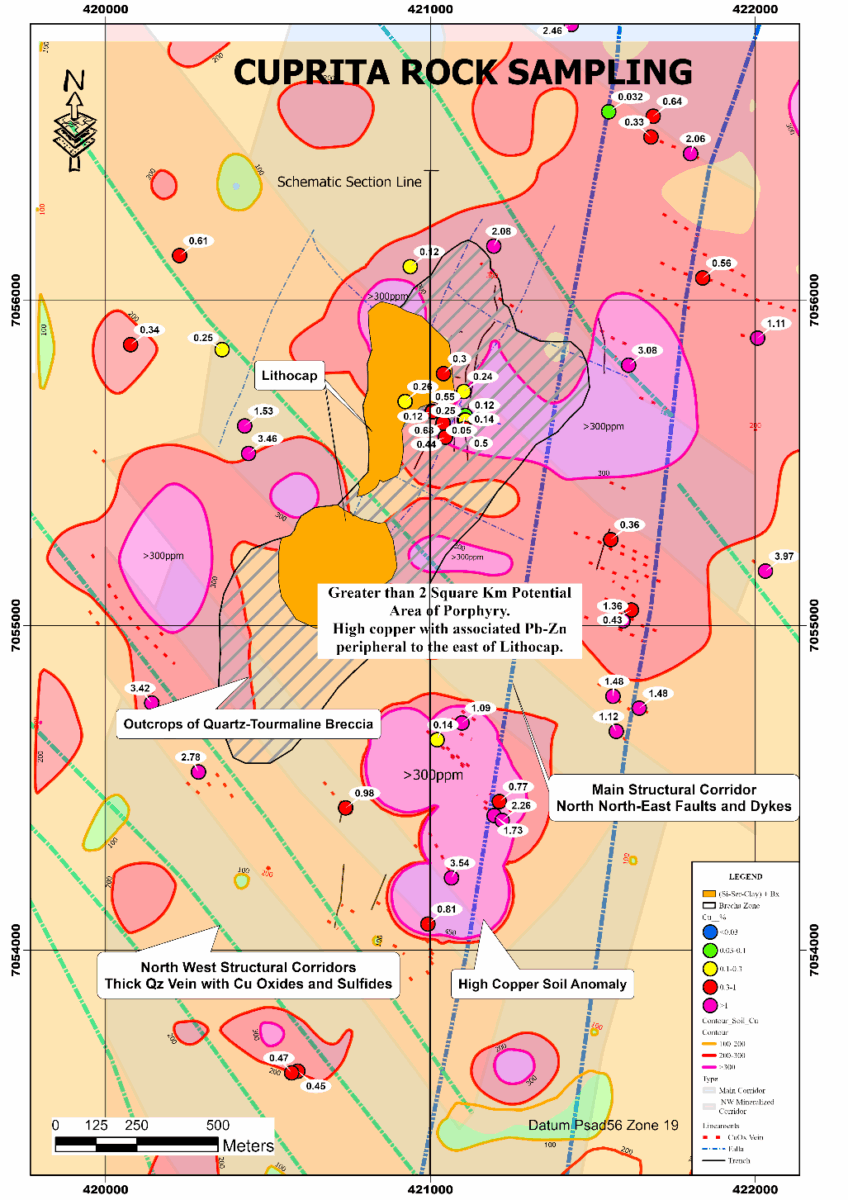 Nobel Resources anuncia resultados adicionales en el proyecto Cuprita, región de Atacama