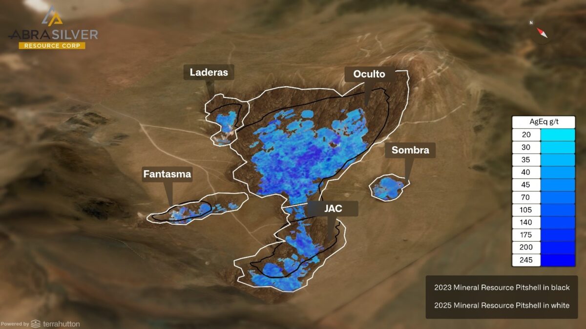 Argentina: El recurso de AbraSilver aumenta sustancialmente los recursos minerales totales de Diablillos Argentina: El recurso de AbraSilver aumenta sustancialmente los recursos minerales totales de Diablillos