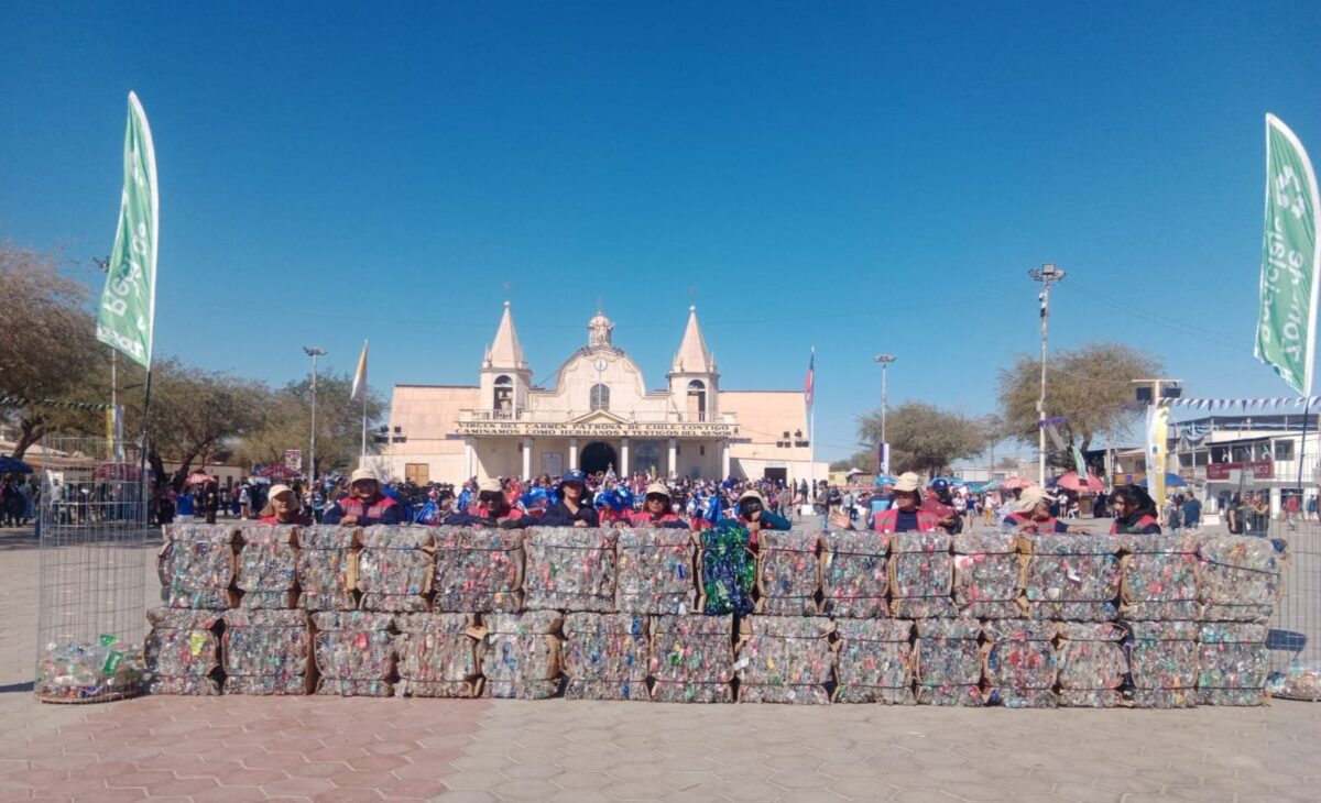 Tres mil kilos de residuos se recuperaron durante Festividad de La Tirana Tres mil kilos de residuos se recuperaron durante Festividad de La Tirana