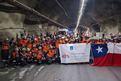 Hito histórico en Codelco: Chuquicamata Subterránea alcanzó 40% de dotación femenina en sus operaciones 