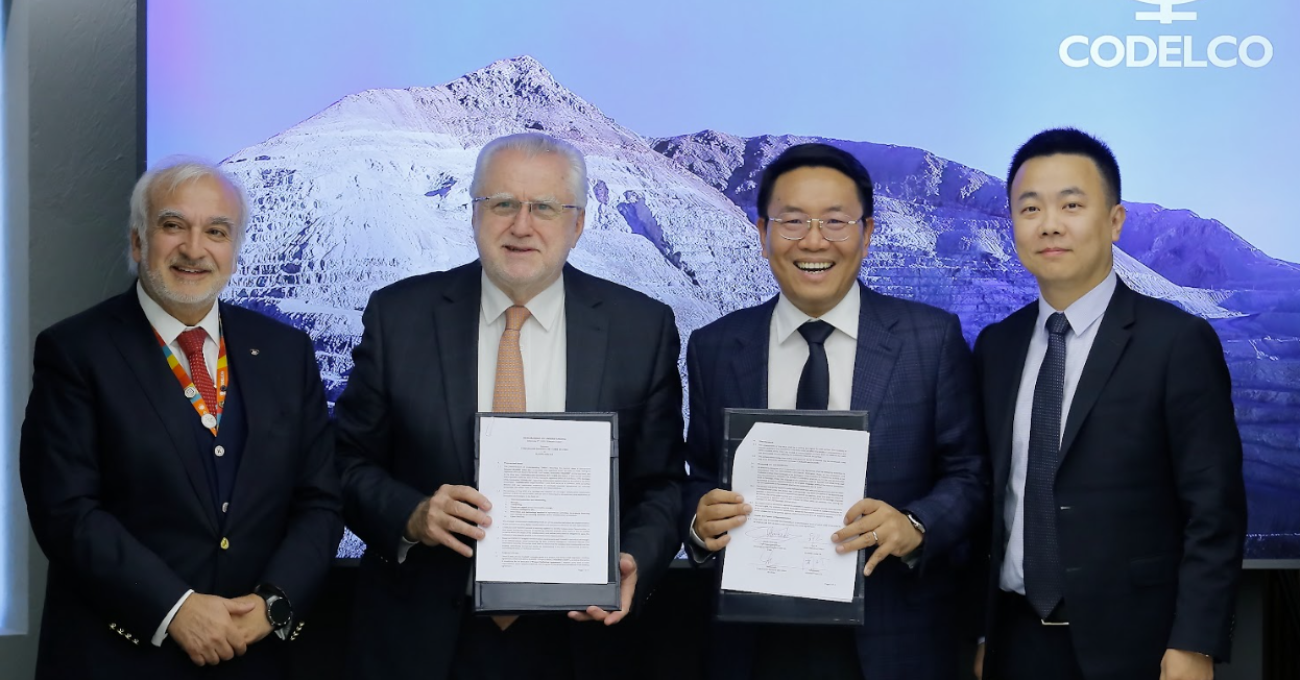 Codelco y Huawei sellan colaboración para desarrollar tecnologías innovadoras e impulsar la eficiencia operacional