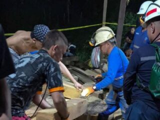Rescatan a 18 mineros atrapados en mina ilegal de oro en Antioquia