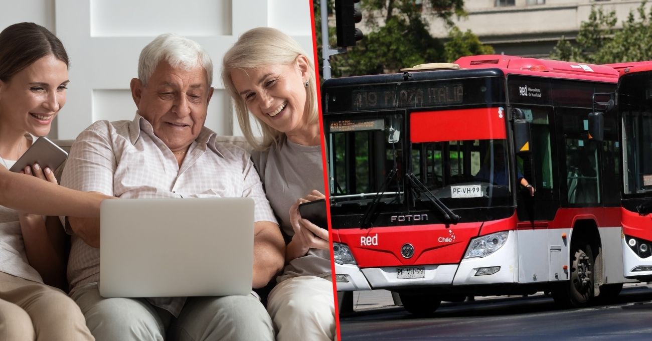 Adultos mayores pueden acceder a tarifa rebajada en transporte público en todo Chile