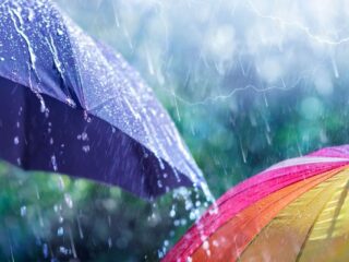 Lluvias llegan a Santiago: se esperan hasta 30 mm y temperaturas bajo los 10°C