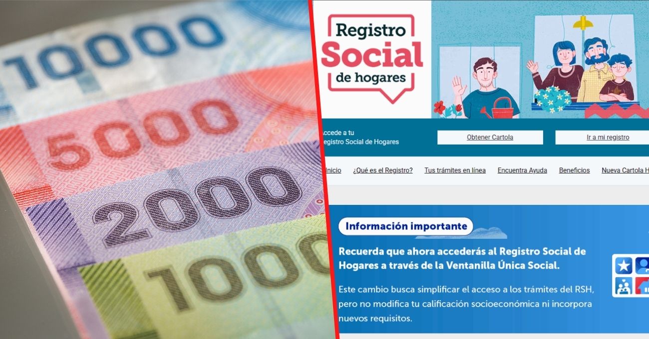 Bonos para el 40% más vulnerable del Registro Social de Hogares en Chile