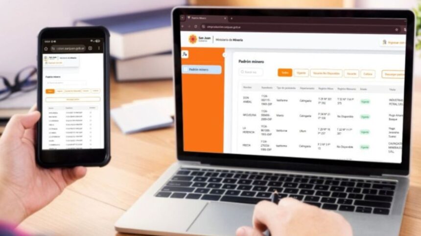 San Juan Impulsa la Minería: Lanzan Innovador Sistema Digital para la Gestión del Padrón y Canon Minero
