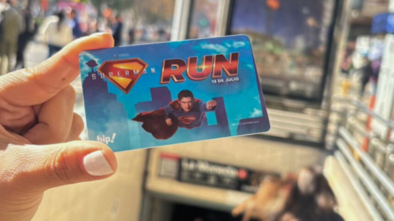 Lanzamiento de Tarjeta Bip! de Superman para la Superman Run 2025 en Metro de Santiago