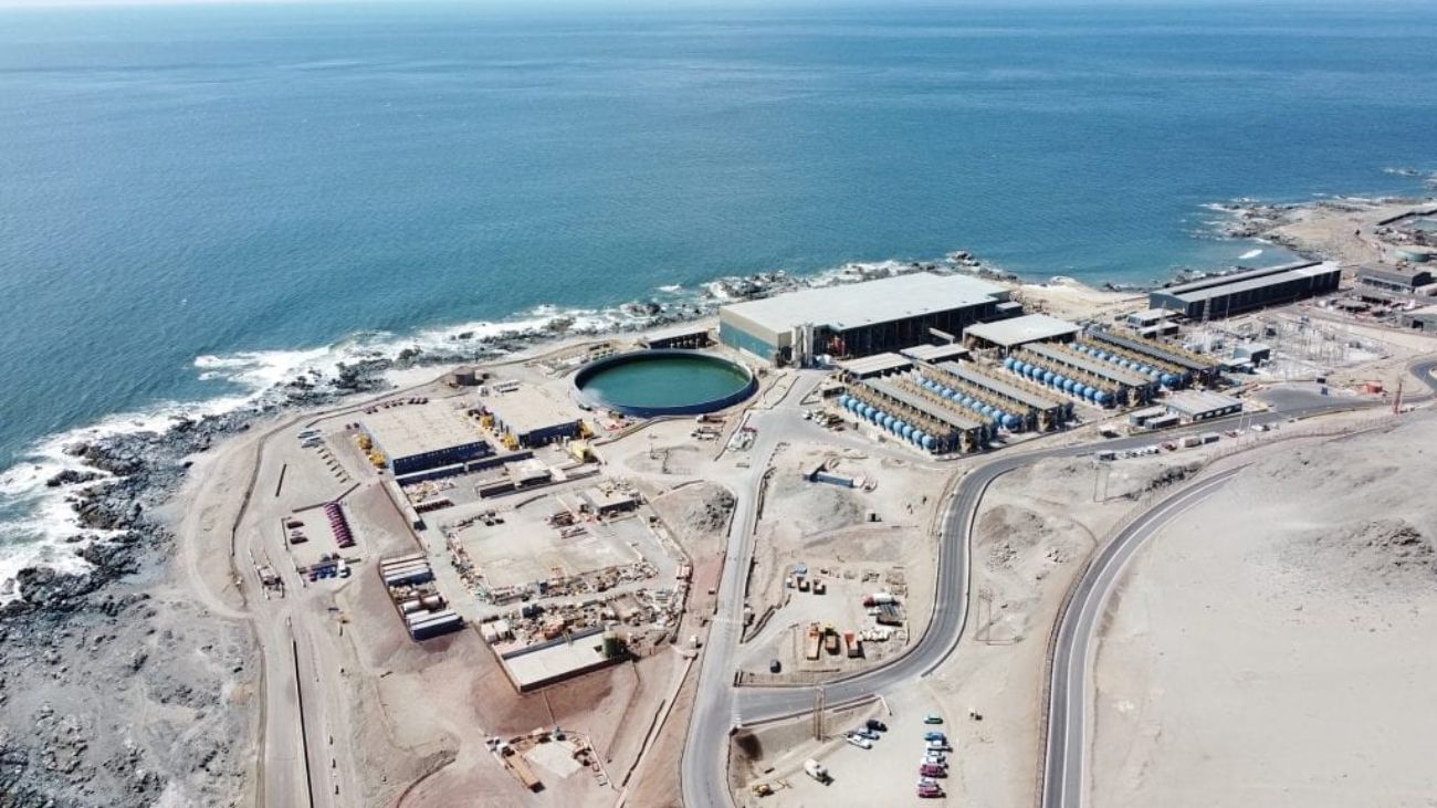 Minería en Chile lidera uso de desalinización con 24 plantas y proyecta duplicar capacidad ante cambio climático