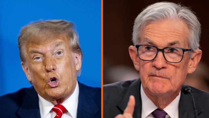 Ataque y confrontación: Trump arremete contra la Fed y su presidente