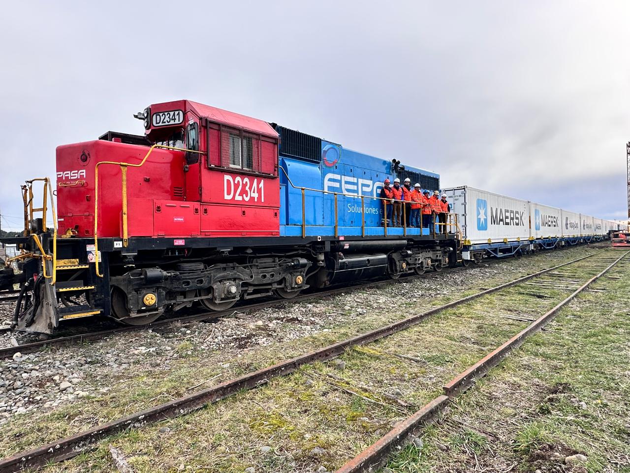 FEPASA retoma la Operación Ferroviaria de carga en Frutillar con el Tren más Austral de CHILE