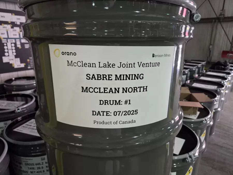 Orano Canada y Denison Mines anuncian la primera producción de SABRE en McClean Lake