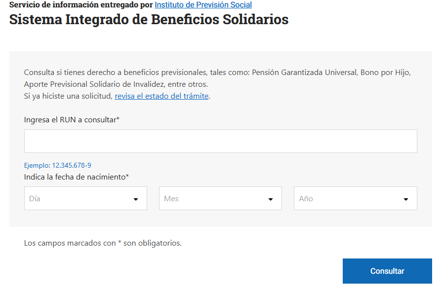 Gobierno confirma alza de la PGU: nuevos montos y fechas clave por tramo etario Sistema Integrado de Beneficios Solidarios