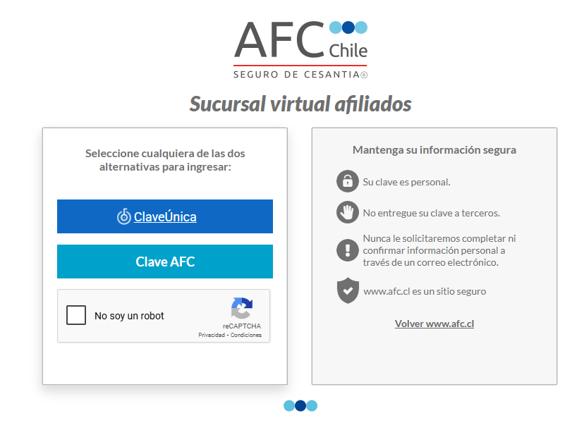 Cómo retirar tus fondos de la AFC: paso a paso para pensionados Sucursal virtual afiliados AFC