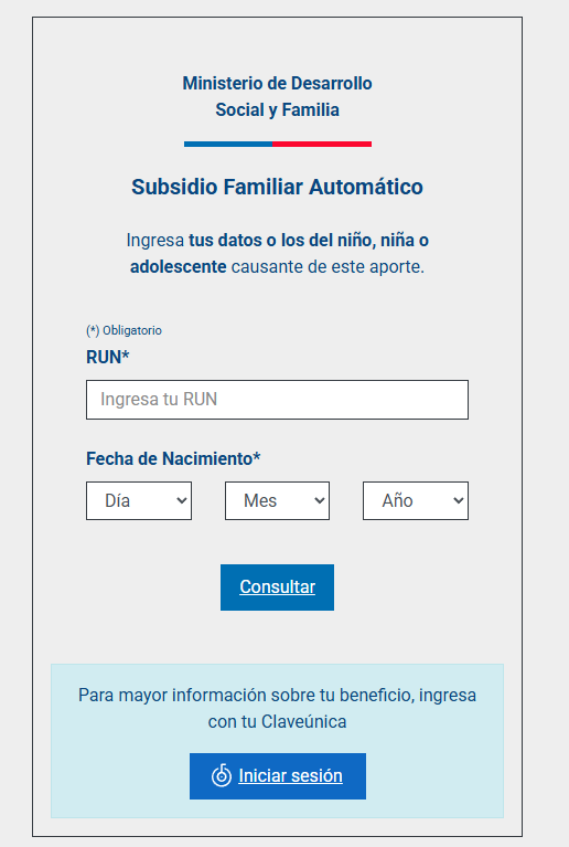 Chile lanza el Subsidio Familiar Automático para 400 mil personas: Conoce cómo obtenerlo sin postular Subsidio Familiar Automático