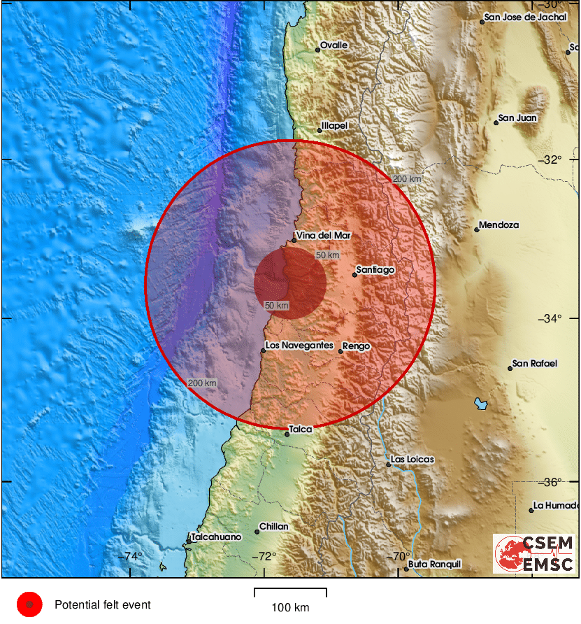 Sismo de 4.4 grados en la Región Metropolitana despierta a los capitalinos Sismo de 4.4 grados en la Región Metropolitana despierta a los capitalinos