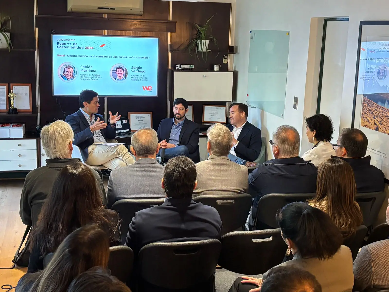 Expertos de We Techs, Cochilco y Capstone Copper analizan la eficiencia hídrica como eje estratégico minero