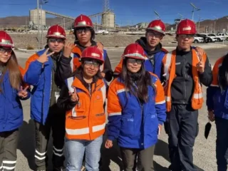 Nueve estudiantes en práctica del Colegio Técnico Don Bosco de Calama ingresan a Minera El Abra
