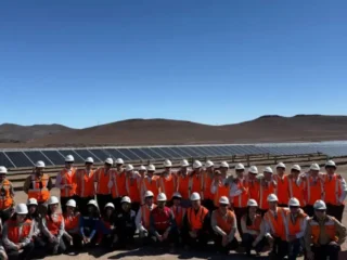 Alumnos de Salesianos Copiapó visitan la planta fotovoltaica Río Escondido junto al programa Fórmate Energía de Mainstream