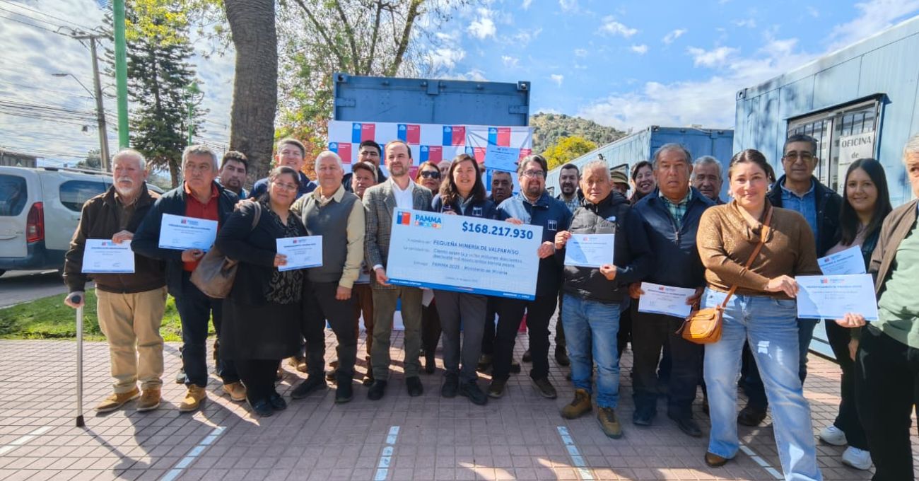 Ministerio de Minería adjudica $1.687 millones para productividad, equipamiento y asociatividad de la pequeña minería