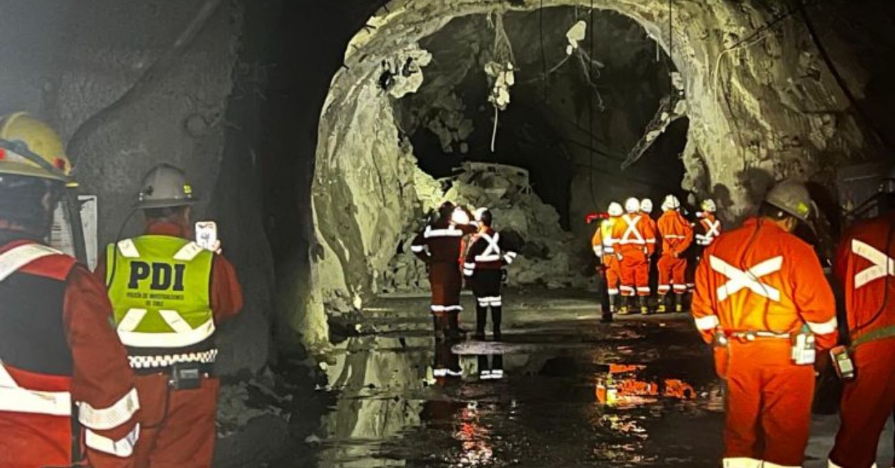 Tragedia en Codelco: Equipo de fiscales y académicos que descendieron a Andesita vivieron sismos y desprendimientos de roca