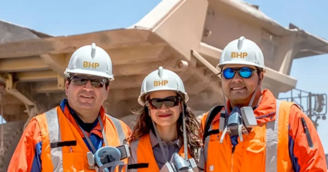 BHP publica vacantes en Chile con sueldos desde $1.5 millones