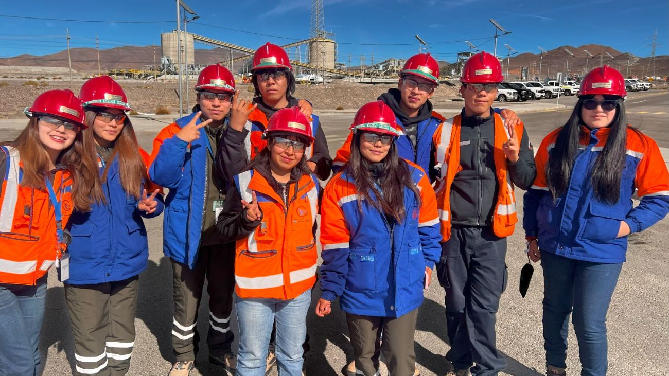 Estudiantes de Calama inician práctica en Minera El Abra: Impulso formativo