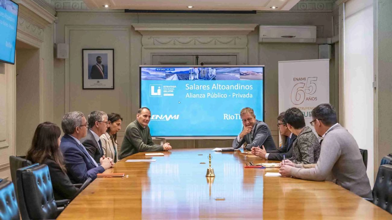 Enami y Rio Tinto firman acuerdo estratégico para proyecto de litio