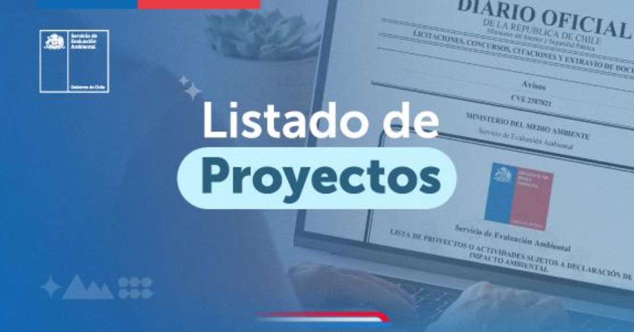 Lista de Proyectos de Evaluación Ambiental en Chile: Agosto 2025.