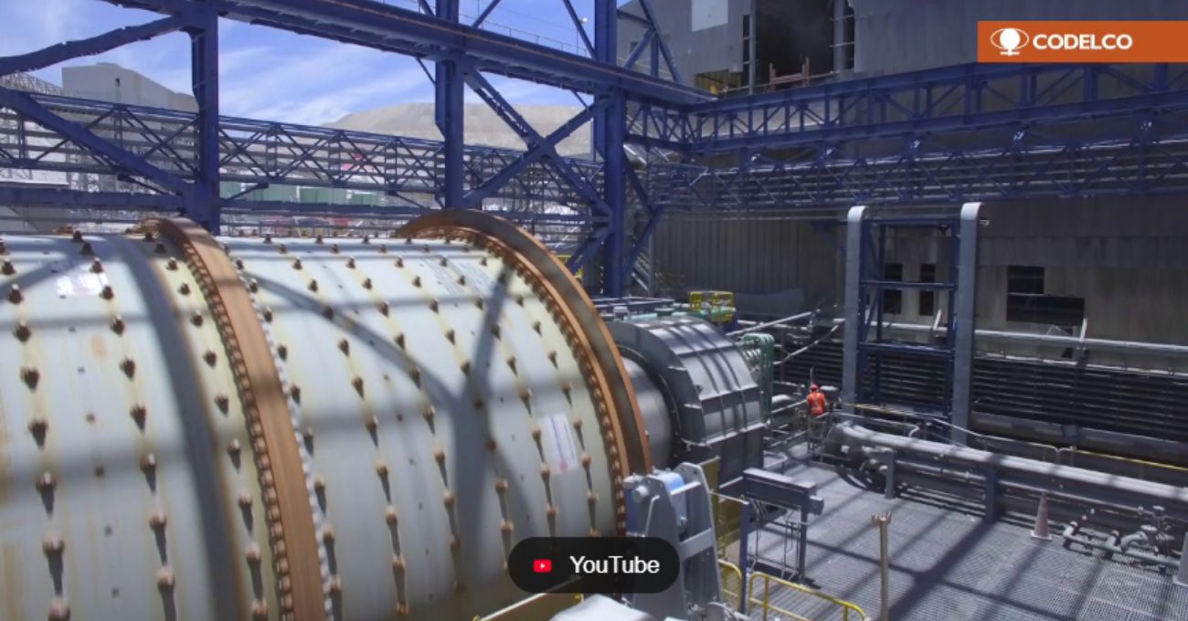 Chuquicamata concluye con éxito la modernización del molino SAG 17