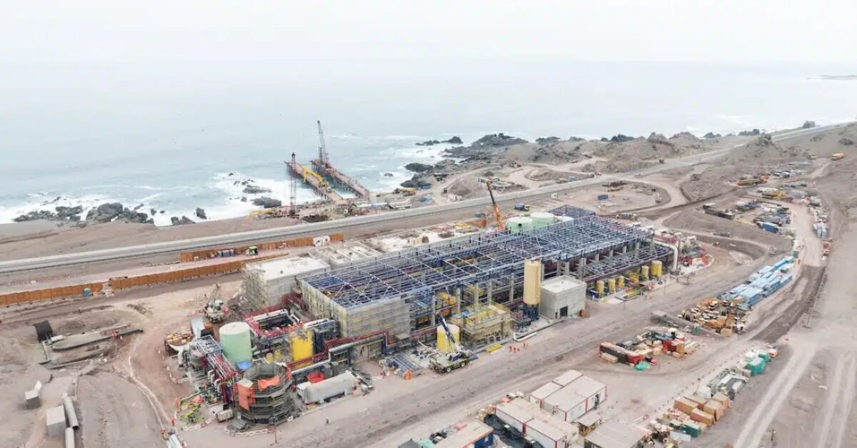 Una de las mayores obras de infraestructura hídrica para la minería latinoamericana entra en su recta final Una de las mayores obras de infraestructura hídrica para la minería latinoamericana entra en su recta final