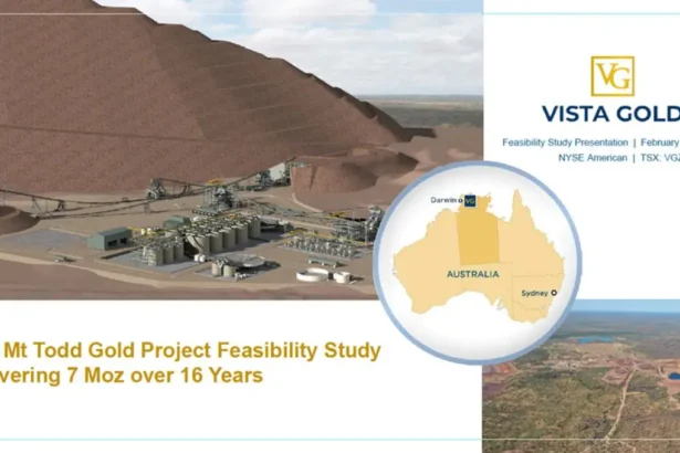 Vista Gold presenta informes técnicos para el estudio de factibilidad de 15 ktpd del proyecto de oro Mt Todd