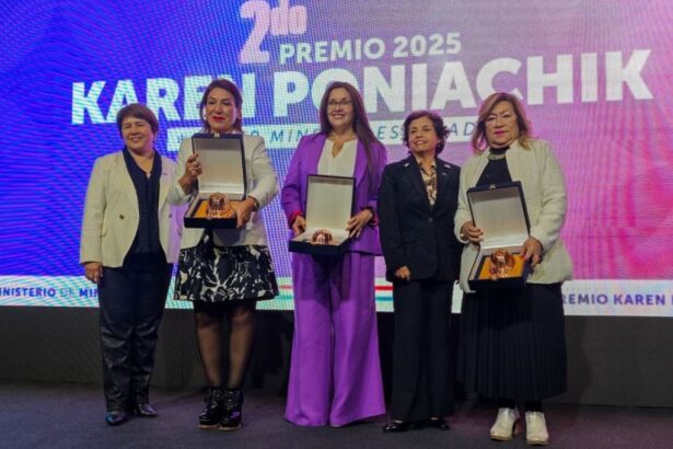 Premios Karen Poniachik 2025 destacan liderazgo femenino en minería chilena